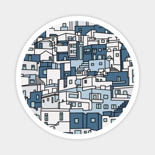 Blue Island Homes All-Over Print Magnet